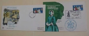 GREAT BRITAIN  NURSE  FLORENCE NIGHTINGALE FDC 1970 CACHET UNADDRESSED/ADDRESSED - Picture 1 of 1