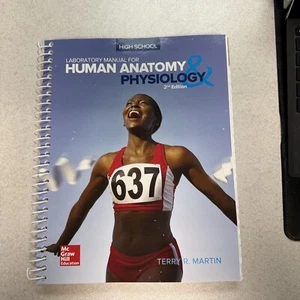 LAB MANUAL FOR HUMAN ANATOMY & PHYSIOLOGY By Terry R Martin New 2nd Ed HS - Picture 1 of 7