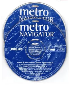 Metro Navigator (2PC-CDs, 1996) Windows 3.1/95 - NEW CD in SLEEVE - Picture 1 of 3