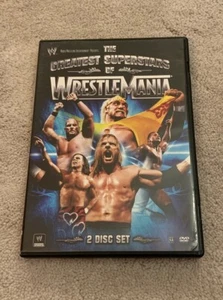 WWE The Greatest Superstars of Wrestlemania (DVD, 2008, 2-Disc Set) Tested Works - Picture 1 of 4