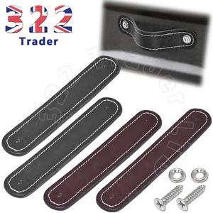 Original Leder LandRover 90/110 Defender 1983 - 2016 Luxus Türgriff YGA451L - Bild 1 von 6