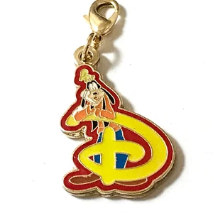 Vintage Disney Hund Goofy Charm Clip auf Reißverschluss Ziehen Handtasche signiert Disneyana - Bild 1 von 6