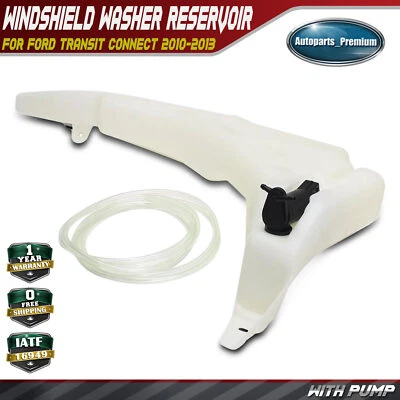 Windshield Washer Reservoir with Pump & Hose for Ford Transit Connect 2010-2013 - Image 1 of 4