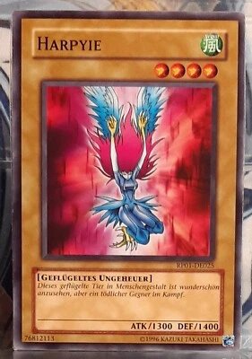 Yugioh Vintage - Harpyie - RP01-DE025 - Common/Eingeschweißt - Retro Pack -DE/NM - Bild 1 von 2