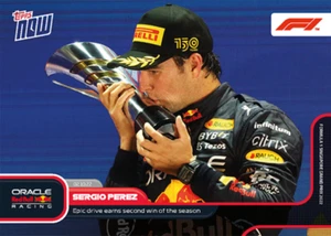 Topps Now Fórmula 1 2022 #60 Sergio Pérez - Oracle Red Bull Racing - Imagen 1 de 2