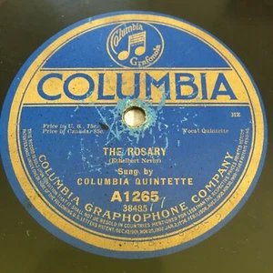 Columbia Quintette The Rosary / Last Rose Summer Grace Kerns Columbia 1265 - Picture 1 of 2