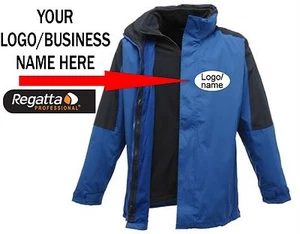 CHAQUETA IMPRESA 3 en 1, polar, profesional, tu logo, texto (Regata) - Imagen 1 de 9