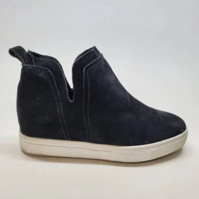 Steven By Steve Madden Mujer Barker Moda Tenis Zapatos Negro Gamuza 6.5M Foto 1 de 4