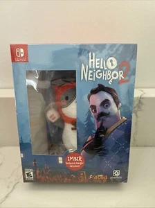Hello Neighbor 2 Nintendo Switch Brand New Sealed w/ Imbir Backpack Hanger - Picture 1 of 3