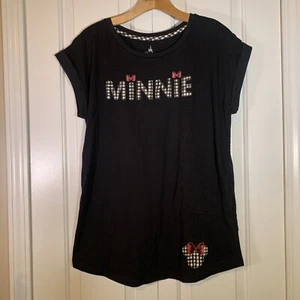 Minnie Mouse Embellished Women’s Shirt Sz XL - Picture 1 of 5
