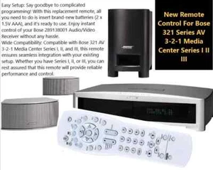 Remote Control Replacement for Bose 321 AV 3-2-1 Media Center I II III Amazing ! - Picture 1 of 11