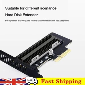 Refroidisseur SSD M.2 en alliage d'aluminium NVME dissipateur thermique pour SSD NVME M.2 2280 (noir) - Photo 1/8