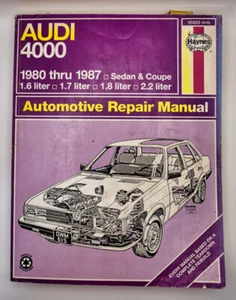 Haynes Audi 4000 1980 a 1987 sedán y cupé manual de reparación de automóviles 15020 (615) - Imagen 1 de 4