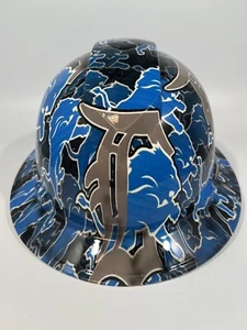 Neuer Schutzhut mit voller Krempe maßgefertigt wassergetaucht Detroit Löwen - Bild 1 von 6