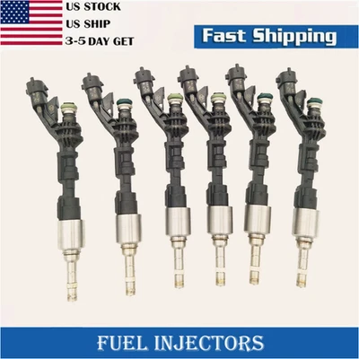 FJ1113 6X NOVOS INJETORES DE COMBUSTÍVEL PARA JAGUAR F-TYPE XJ XF 2013-2015 3.0L FX239F593AC - Imagem 1 de 4