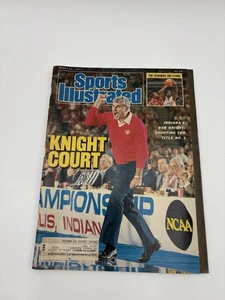 Bobby Knight Indiana Hoosiers - Knight Court Sports Illustrated 23. März 1987 - Bild 1 von 3