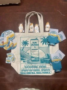 Sun Cruiser Iced Tea Vodka Promo Lot - Koozies, Stickers, Beach Bag, Keychains - Photo 1/4