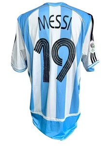 Trikot Argentinien Messi Matchworn Issue Jersey Camiseta Welt Cup 2006 COA - Picture 1 of 7
