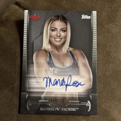 2021 Topps WWE Undisputed Mandy Rose Auto 58/199 - Image 1 of 2