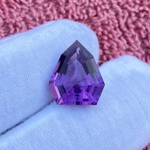 Amatista natural 13,9 quilates elegante corte facetado piedras preciosas sueltas para hacer joyas - Imagen 1 de 3