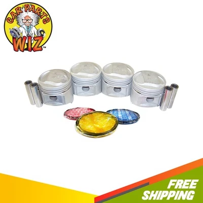 Engine Piston and Ring Kit Fits 90-94 Eagle Mitsubishi Eclipse Laser 1.8L 4G37 - Image 1 of 3
