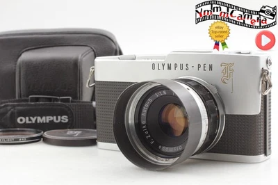 [NearMINT w/Case Hood] Olympus Pen F Half Frame film Camera 38mm f1.8 from Japan - Image 1 of 4