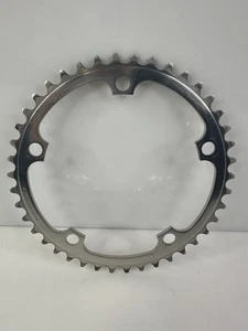 Vintage Campagnolo Brev Road 42t Chainring AS 135 Silver Italy - Picture 1 of 5