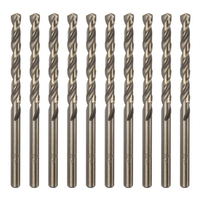 10stk Cobalt Jobber Bohrer 4,8mm M35 High-Speed-Stahl HSS Spiralbohrer Werkzeug - Bild 1 von 4