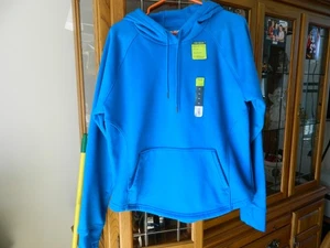 Tek Gear Womens' Size XL Cyprus Blue Hoodie With Ultrasoft Fleece Lining - NEW - Picture 1 of 7