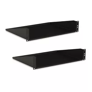 Kendall Howard 2U 14" Component Shelf - 2 pack 120lb Capacity 1906-3-202-02 - Picture 1 of 9