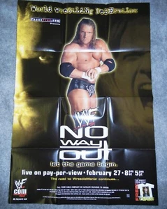 NOS Vintage WWF PPV Poster - No Way Out- 1999 - Triple H - 39 X27 - Picture 1 of 1