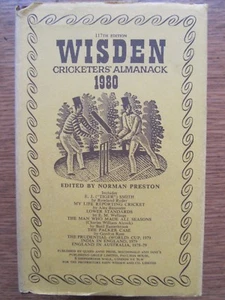 WISDEN CRICKETERS' ALMANACK 1980 117TH EDITION EDITED BY NORMAN PRESTON - Picture 1 of 11