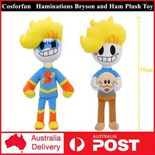 35cm Haminations Bryson and Ham Plush Toy Plushie Stuffed Doll Toy Kids Gifts