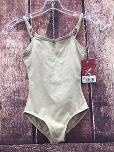 Capezio Girls NWT Leo Ballet Dance Gymnastic Camisole Leotard Nude, Size YS - Picture 1 of 4