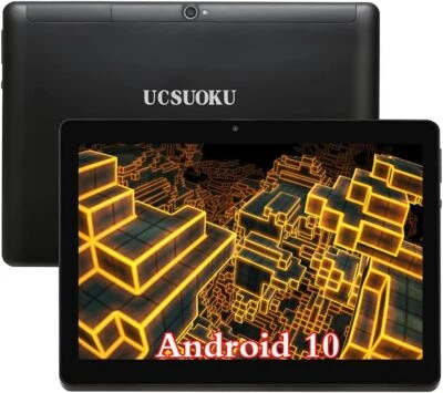 UCSUOKU 10 inch Tablet 4G LTE, Android 10.0 Pie, 64GB ROM, 4GB RAM - Image 1 of 4