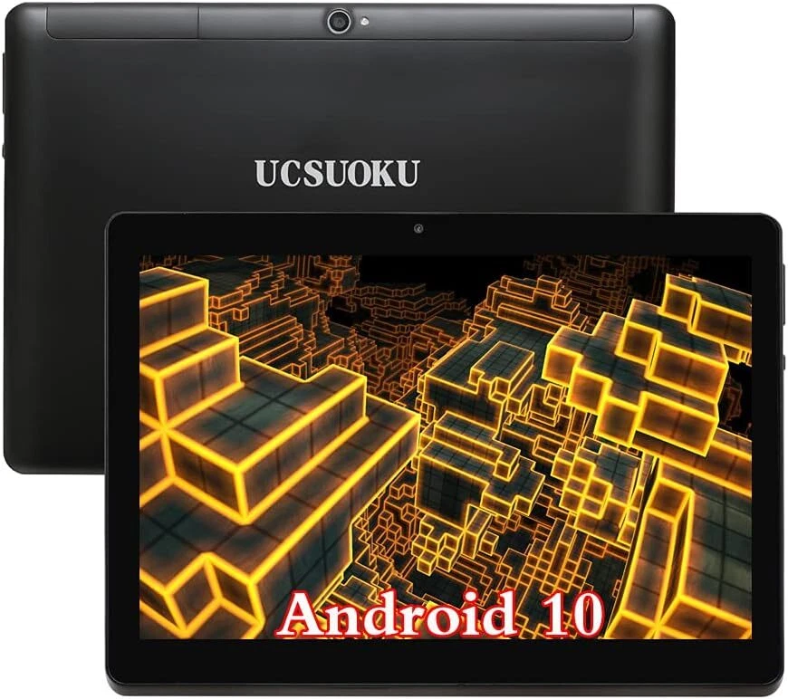 UCSUOKU 10 inch Tablet 4G LTE, Android 10.0 Pie, 64GB ROM, 4GB RAM - Image 1 of 4