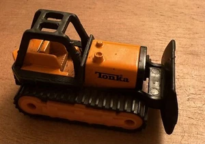 MCDONALDS TONKA Mini Bulldozer Construcción 2003 Naranja Hasbro Happy Meal Juguete - Imagen 1 de 5