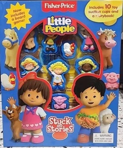Fisher Price Little People “Stuck on Stories” Book NEW - Picture 1 of 2