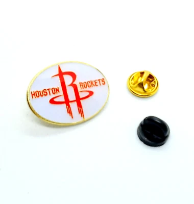HOUSTON ROCKETS PIN Basketball NBA Team Gift Enamel Hat Backpack Lapel Brooch - Image 1 of 4