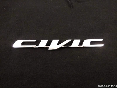 Honda Civic 2012-2015 sedán maletero trasero emblema signo símbolo logotipo insignia cromo OEM  Foto 1 de 3