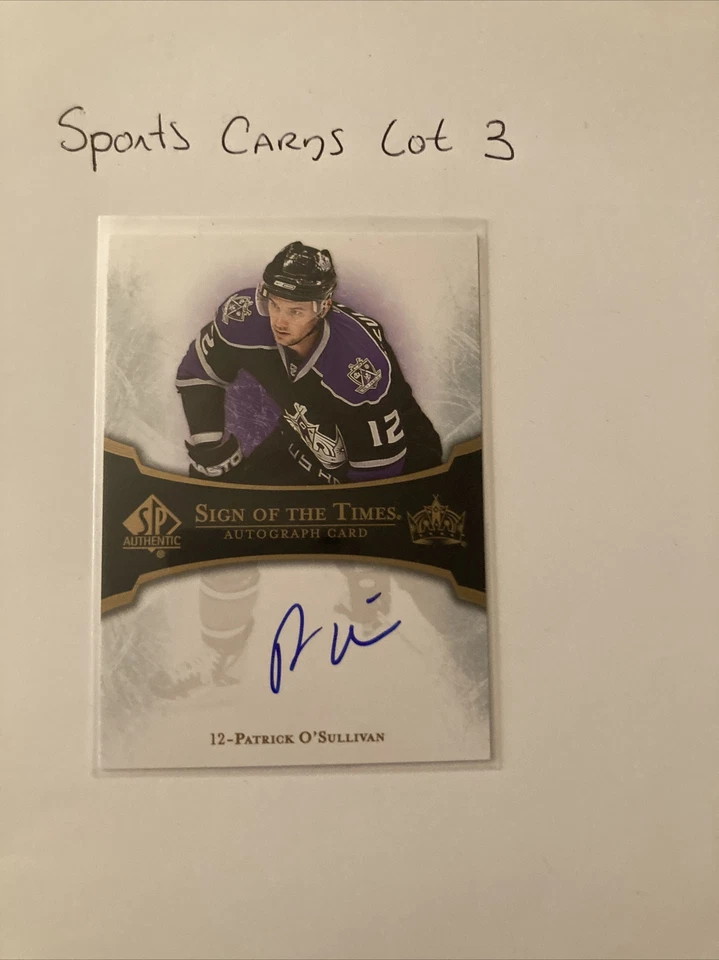 Patrick O'Sullivan - 2007-08 SP Authentic - Sign of the Times #ST-PO - free ship - Image 1 of 2