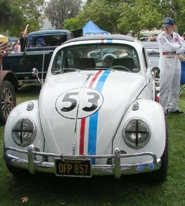 Auth Herbie The Love Bug Decal Sticker Kit Customize Gumballs Stripes Hood Tail - Picture 1 of 2