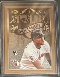 Oscar Gonzalez 2023 Topps Finest Sterling RC Cleveland Guardians - Picture 1 of 2