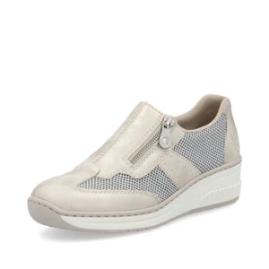 Zapatos informales sintéticos con cremallera Rieker '48760' para dama - Imagen 1 de 18