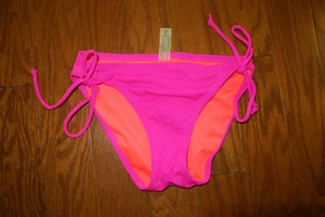 S ❤️ VICTORIA'S SECRET❤️ PANTALONES ❤️ TRAJE DE BAÑO INFERIOR CUERDA BIKINI CORBATA ROSA NUEVO - Imagen 1 de 3
