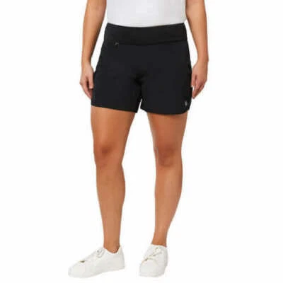 NWT HANG TEN 1583834 BLACK QUICK DRY UPF 50+ LINED HYBRID SHORTS SZ XXL #C157 - Image 1 of 2