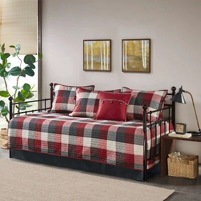 Madison Park Ridge 6 Piece Reversible Daybed Cover Set - Image 1 of 4