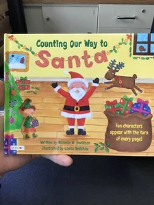 Counting Our Way to Santa By Michelle W. Davidson Foil Characters Christmas - Picture 1 of 1