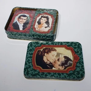 VTG Gone With The Wind Playing Cards 2 Decks in Collector's Tin 1989 NIB Sealed - Picture 1 of 12
