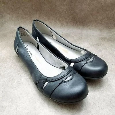 Zapatos planos de ballet Wear Ever by Bare Traps para mujer talla 5 M negros sin cordones Foto 1 de 4